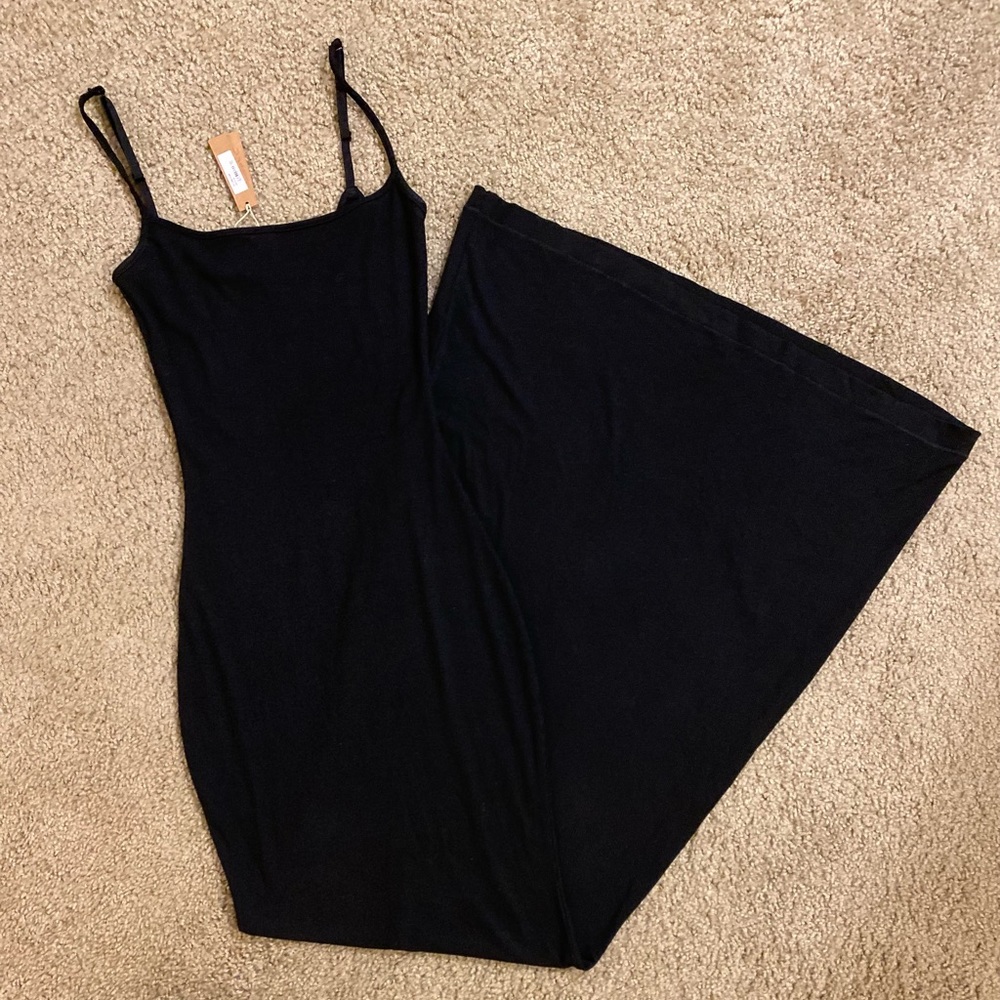 SKIMS ribbed long dress